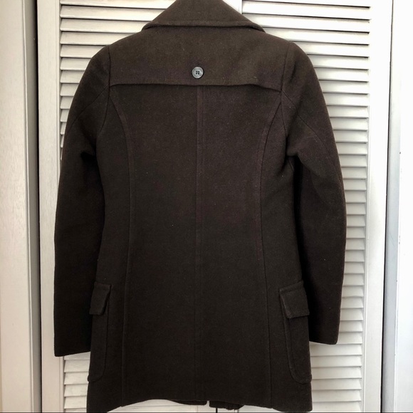 Tommy Hilfiger Two Button Dark Brown Coat, XS - Picture 2 of 5